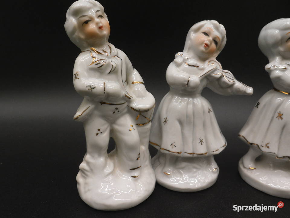 Zestaw 4 porcelanowych figurek Dziecięca Raszków sprzedam