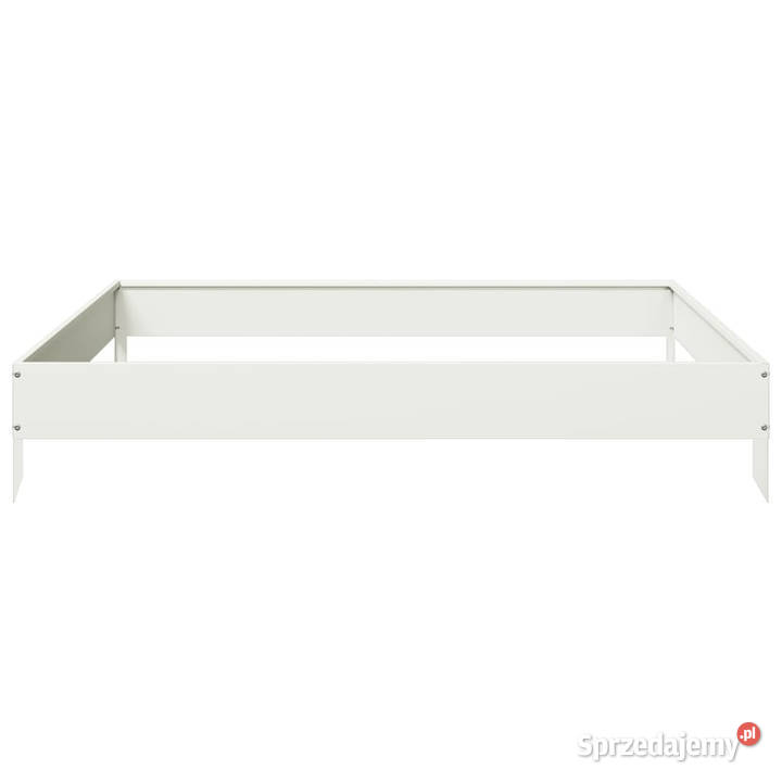 Podwyższona donica biała 100x100x185 stal