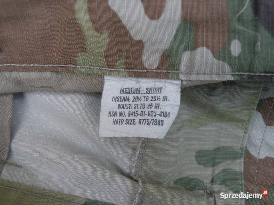 Spodnie ACU multicam Scorpion medium short 3 Wrocław sprzedam
