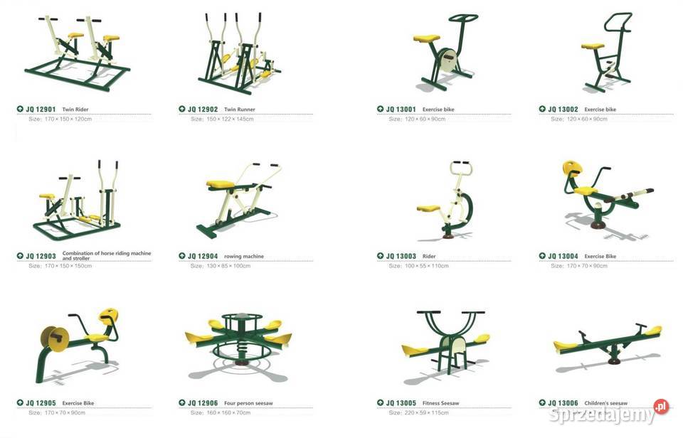Siłownie plenerowe zewnętrzne fitness dolnośląskie Świdnica
