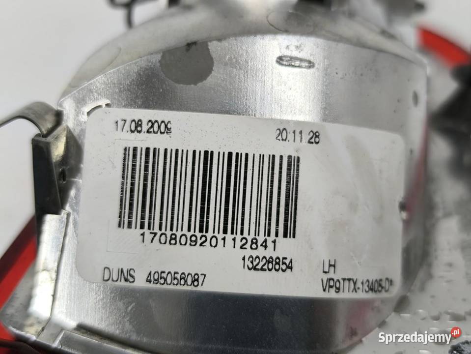 LAMPA BAGAZNIKA LEWA OPEL INSIGNIA A KOMBI