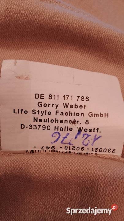 Sweterek damski kardigan marki Gerry Weber Rozpinane  Częstochowa