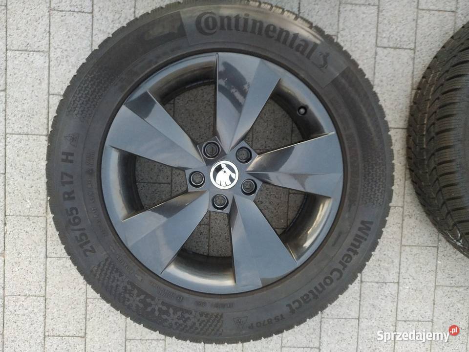 Oryginalne felgi Skoda Nanuq 17 opony zimowe Samochodowe pomorskie