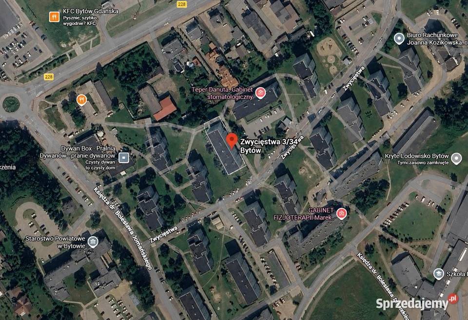 Mieszkanie Bytów 3 pokoje balkon 60 m Sprzedaż