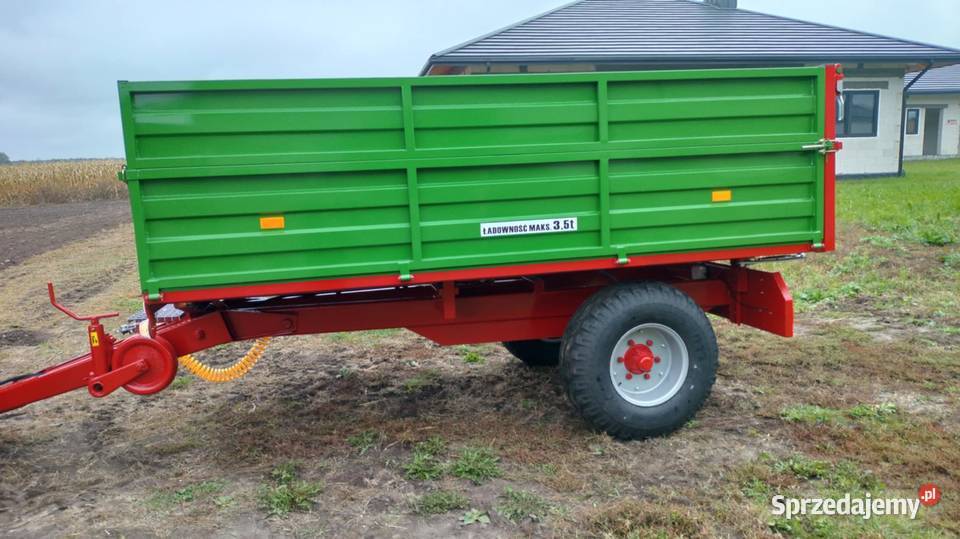 Przyczepa wywrotka jednoosiowa nieuszkodzony lubelskie Łuków
