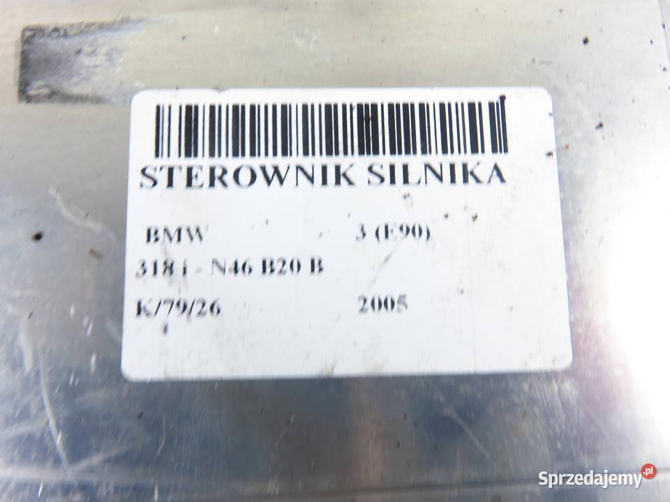 STEROWNIK BMW 3 E90 318 i 129 N46 B20 B