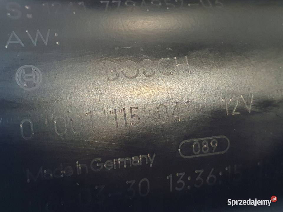 ROZRUSZNIK BMW E60 E61 30 D bosch 0001115041 M57 Chełm