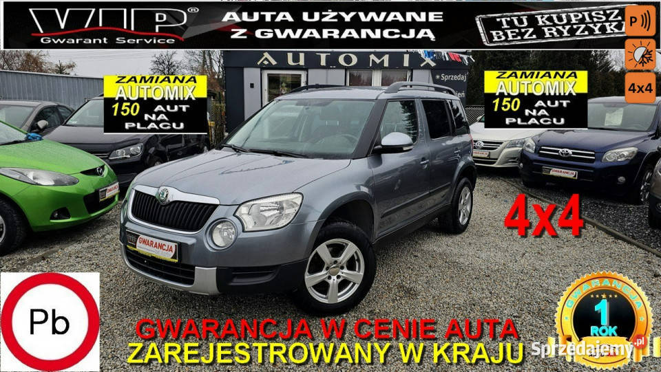 koda Yeti SPRZEDANY Nowy rozrząd4x418 Benzyna wspomaganie kierownicy dolnośląskie Świdnica