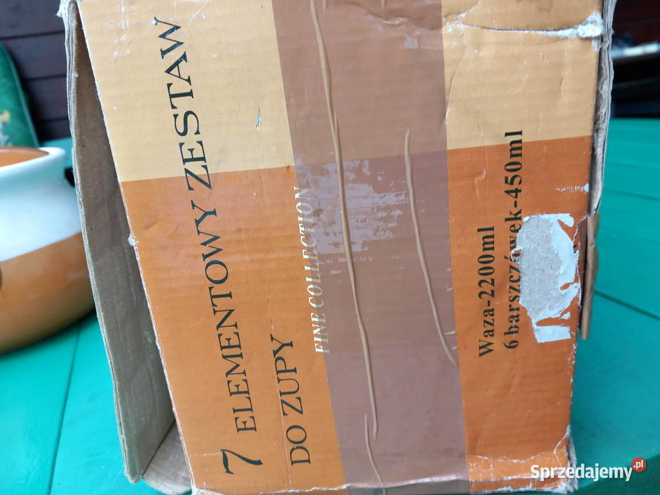 Zestaw do zupy siedmio elementowy