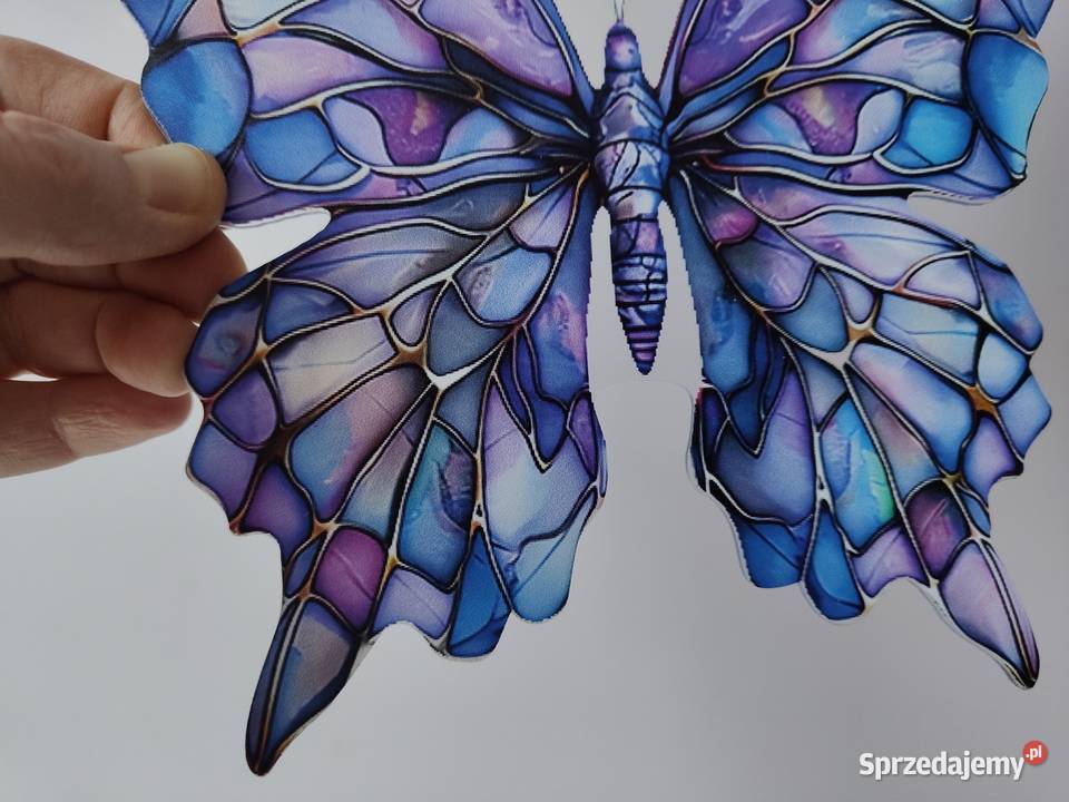 Motyl motylek nowy witraż witrażyk dekoracja Płock
