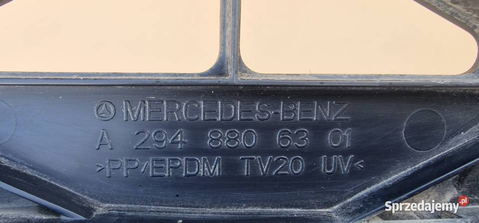 MERCEDES EQE W294 ŚLIZG WZMOCNIENIE ZDERZAKA TYŁ