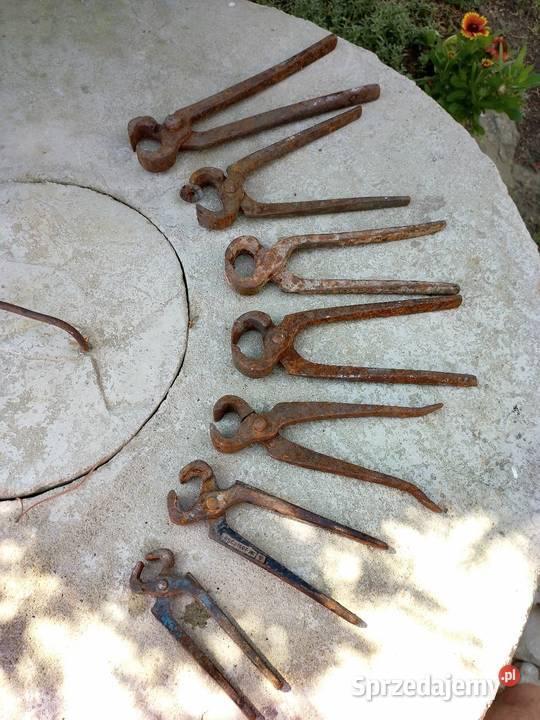 Obcęgi stare kolekcjonerskie podkarpackie Jarosław