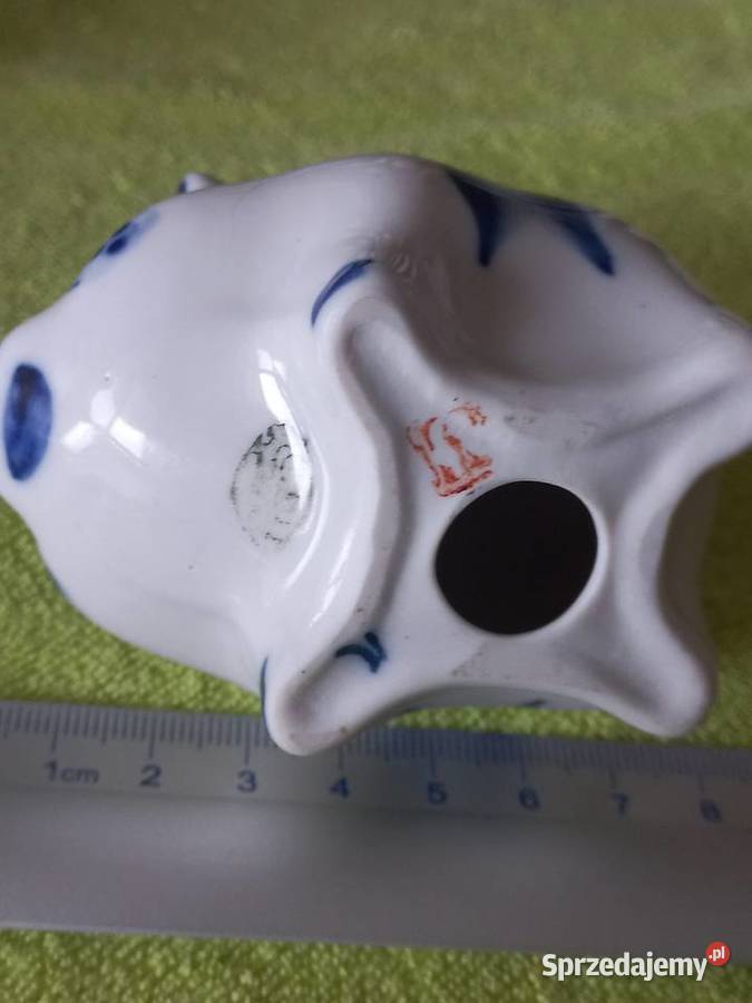 Figurka porcelanowa Świnka Gżel Toruń