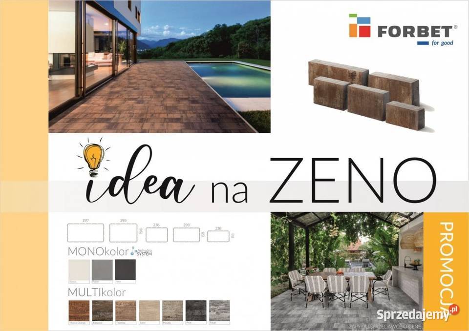 Nowoczesna kostka brukowa Forbet model ZENO Sandomierz sprzedam