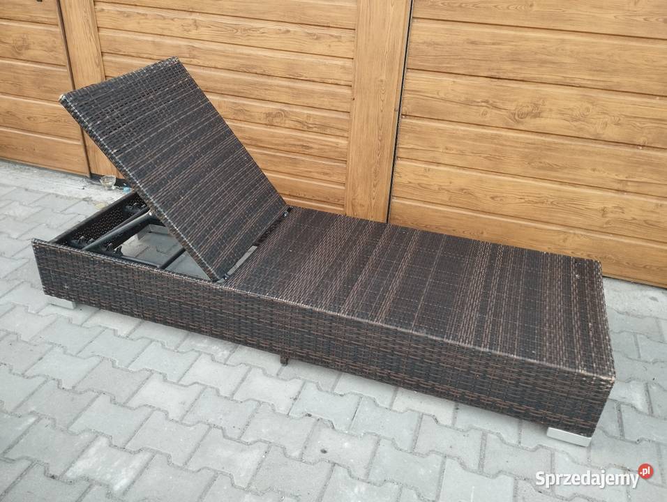 Leżak ogrodowy technorattan Szamotuły