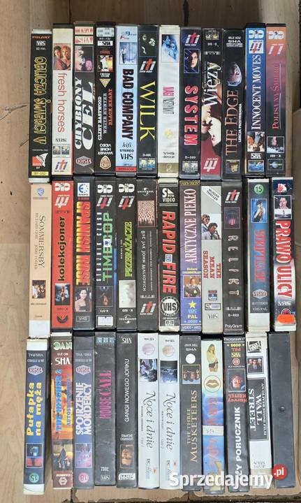 Sprzedam kasety vhs różne gatunki filmowe Filmy Koszalin