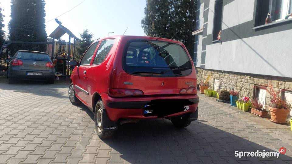 Fiat Seicento Okazja 111 Oryginalny Przebieg manualna śląskie Rybnik