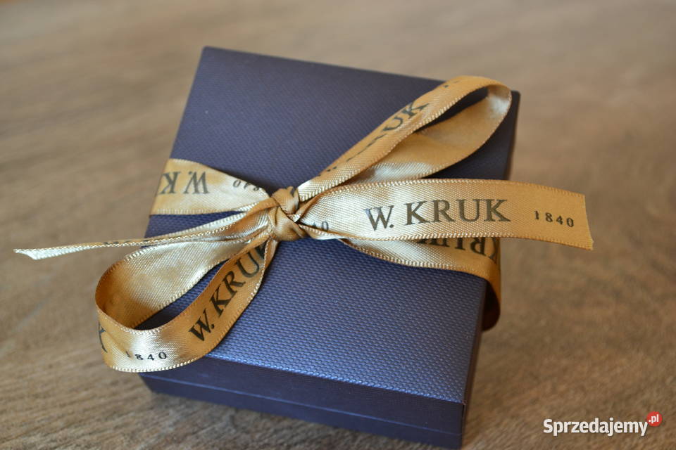 Pudełko na biżuterię firmy KRUK ze wstążką Rzeszów