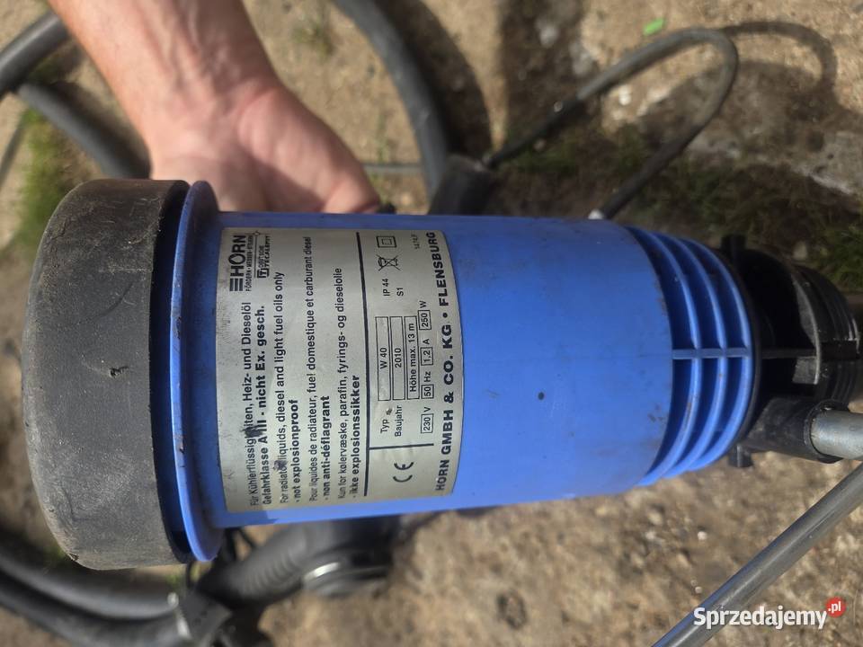pompa z pitoletem do tankowania diesla innych Hajnówka