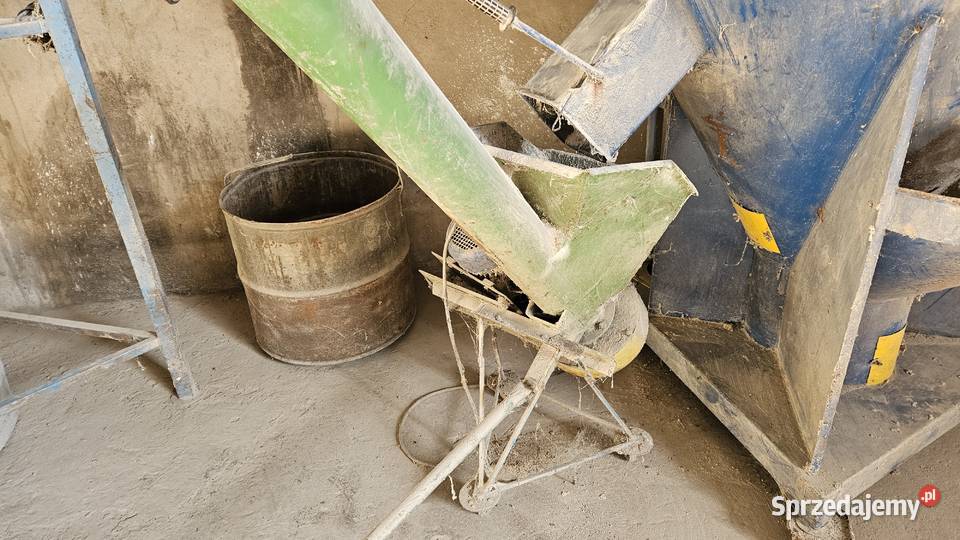 śrutownik BIN 11kW mieszalnik 2000 żmijka silosy Gosławice