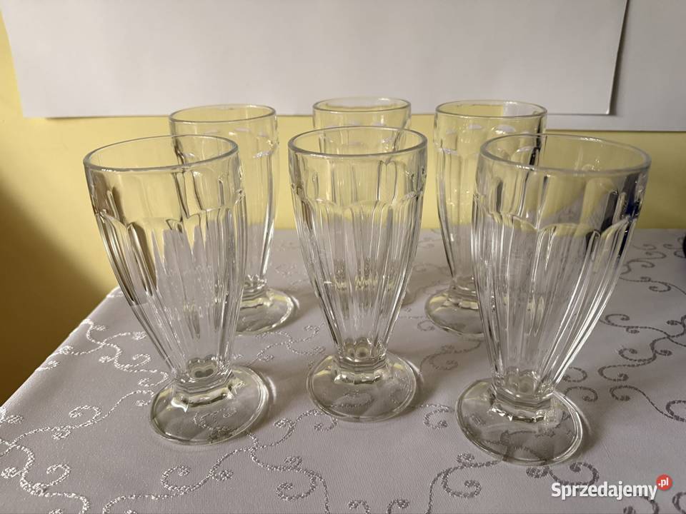 Szklanki Pucharki Lody Desery 300 ml Vintage Czerwionka-Leszczyny