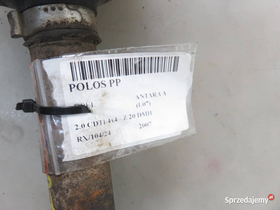PÓŁOŚ PRAWA PRZEDNIA OPEL ANTARA A 20 CDTI