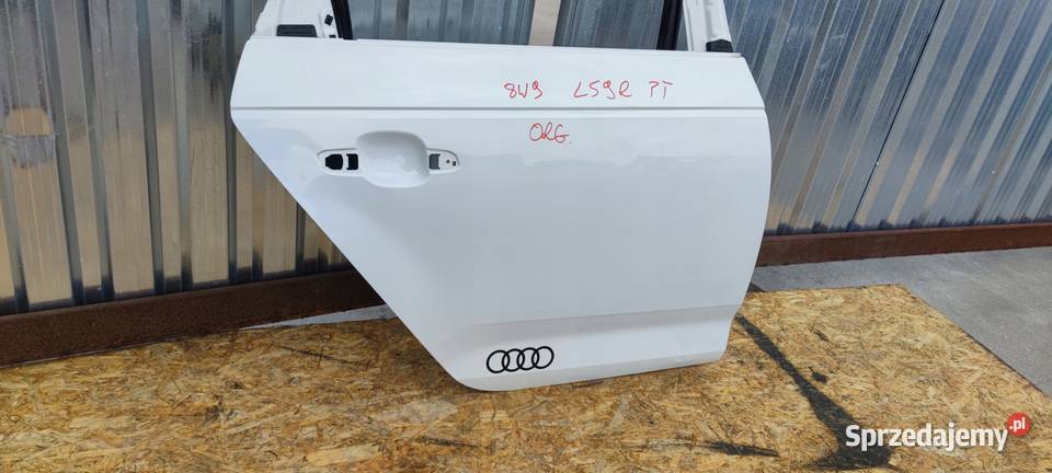 DRZWI PRAWY TYŁ AUDI A4 B9 LS9R AVANT KOMBI ORG Motoryzacja Przystajń sprzedam