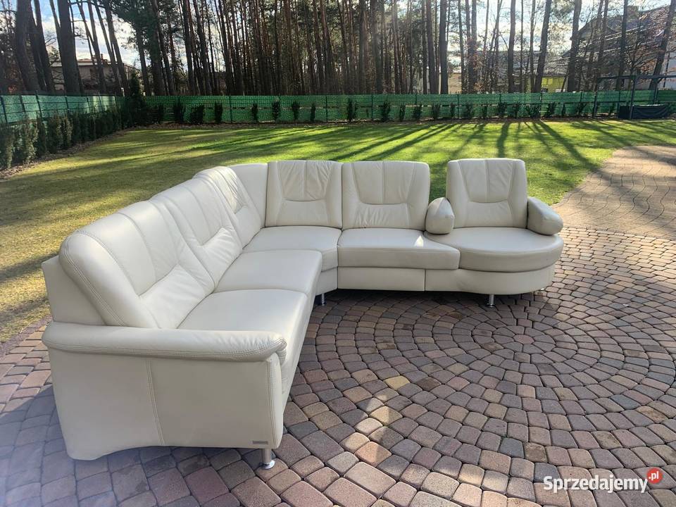 WOHNWERT NIEMIECKI NAROŻNIK SKÓRA NATURALNA Kalety sprzedam