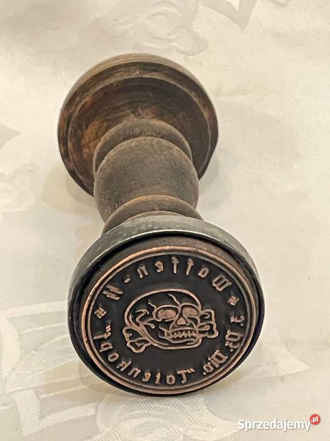 Niemiecki stempel WaffenSS Militaria Kraków