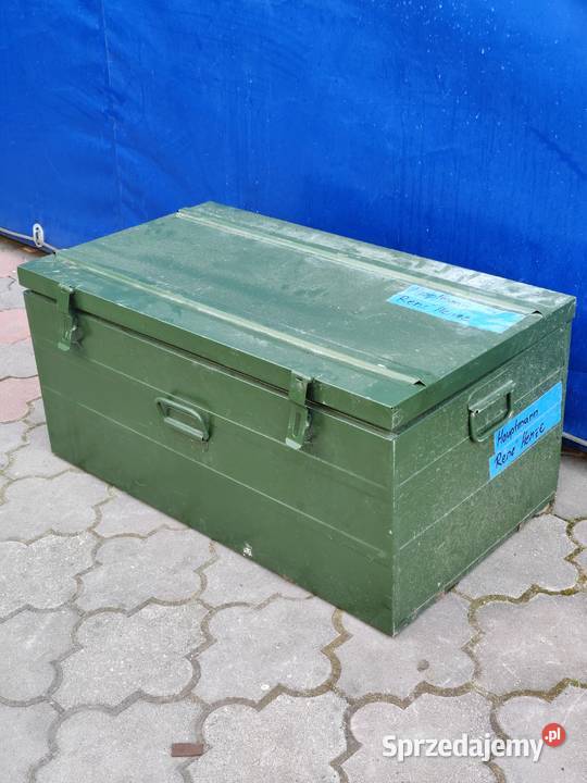 Skrzynia Kufer Metalowy Narzędziowy Poddębice