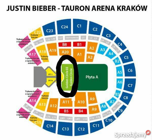 Sprzedam dwa bilety na koncert Justina Biebera Bilety łódzkie Łódź