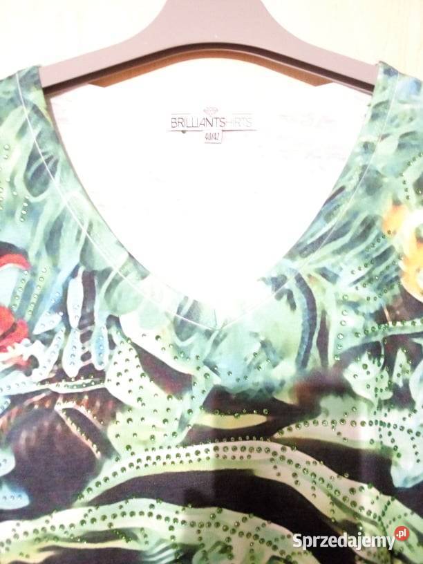 Bluzki damskie marki BRILLIANTSHIRTS krótki