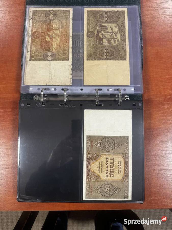 Kolekcja banknotów PRL kolekcjonerskie marki Pustków-Osiedle