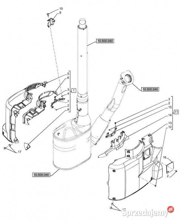 Holland T6070 Przycięcie 48025761