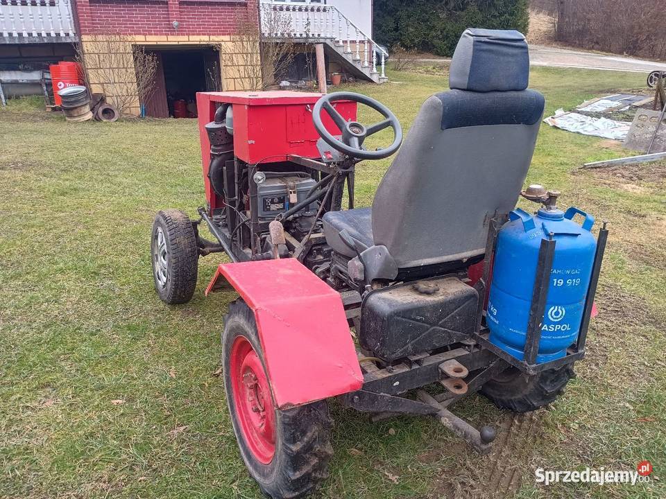 Ciągnik Sam silnik maluch fiat 126p LPG