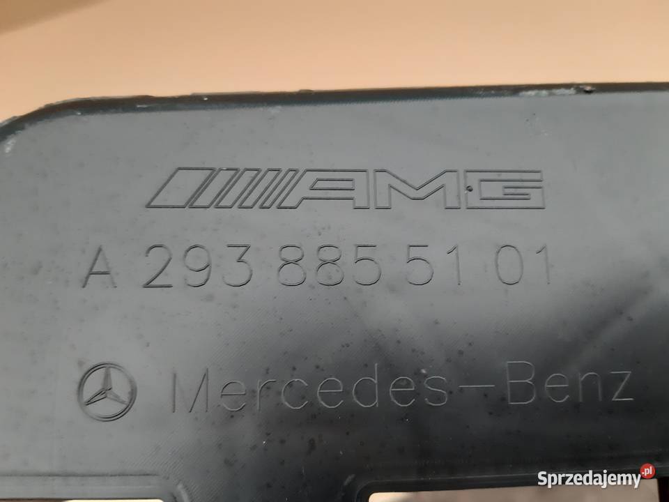 MERCEDES EQC W293 AMG ŚLIZG ZDERZAKA TYŁ Wzmocnienia, belki i wsporniki Wzmocnienia, belki i wsporniki Trzciel sprzedam