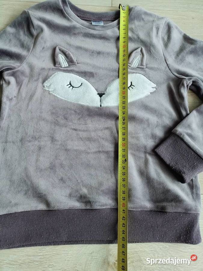 Bluza dziewczęca sportowa dresowa welurowa Płock