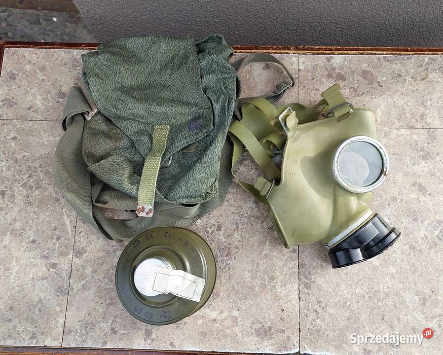 Stara maska wojskowa przeciwgazowa rozmiar 1 Tczew sprzedam