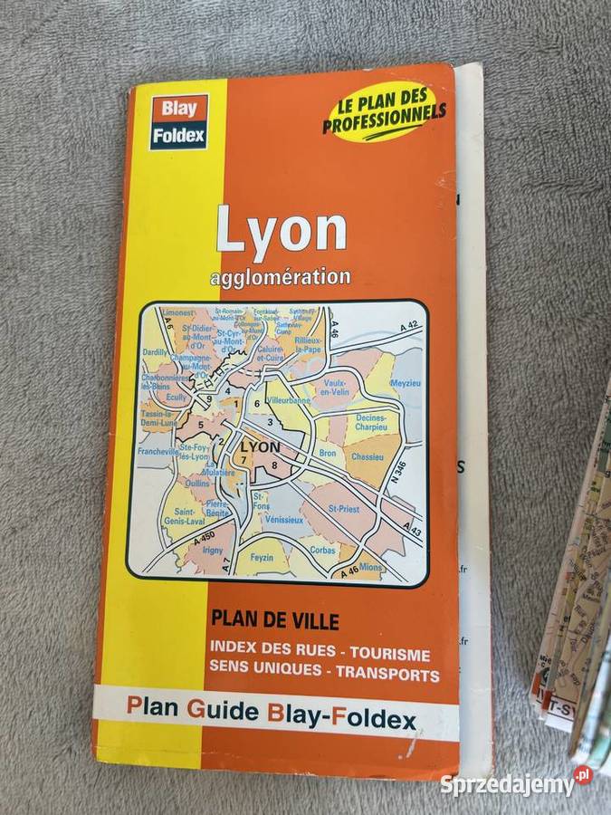 Lyon mapa podkarpackie Jasło