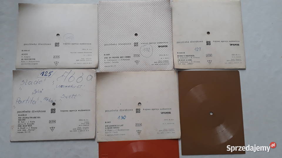 Płyty pocztówkowe do adapteru inne winylowe Poznań