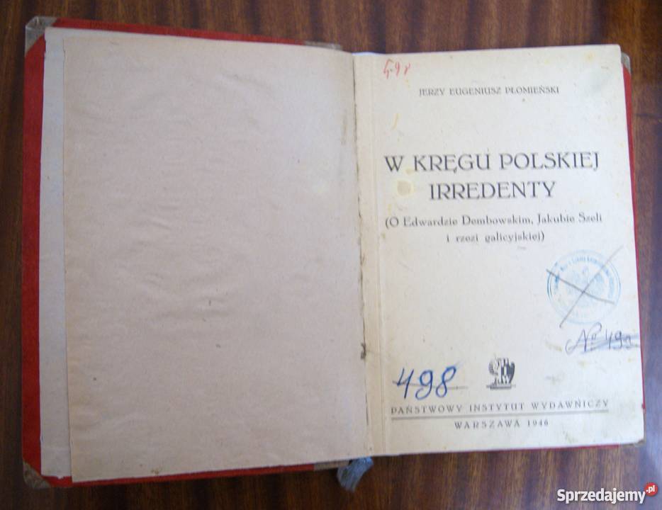 Jerzy E Płomieński W kręgu polskiej irredenty