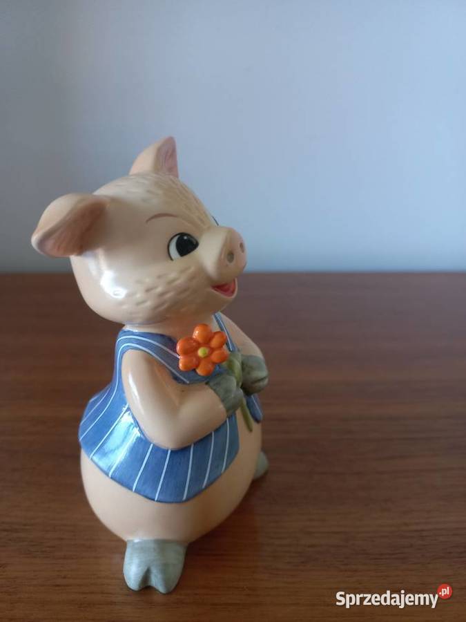 Figurka porcelanowa Świnka Siggi Goebel