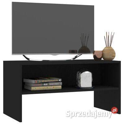 vidaXL Szafka pod TV czarna 80x40x40 materiał mazowieckie Warszawa
