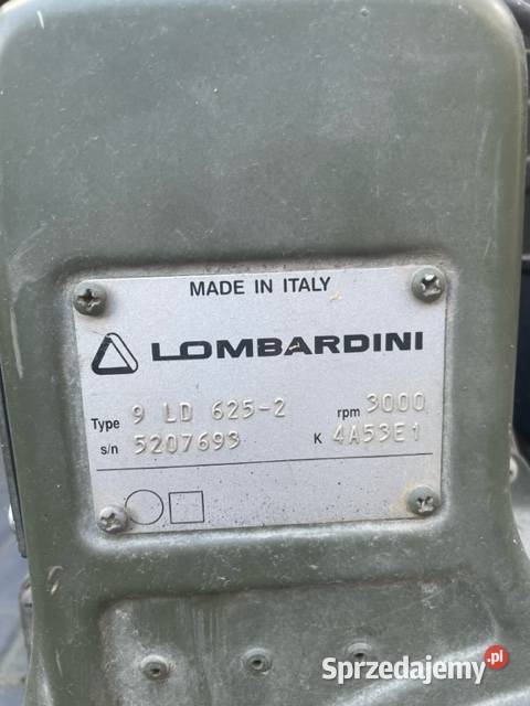 Silnik Lombardini 9LD 6252 Pozostałe Lniska