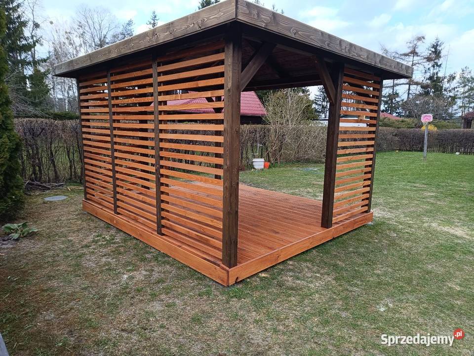 Altana ogrodowa z drewna c24 suszone klejone sprzedam
