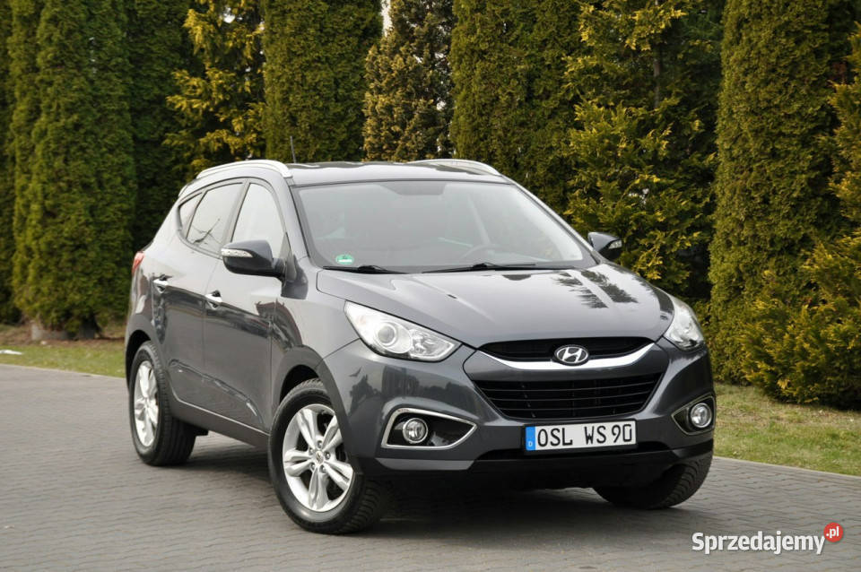Hyundai ix35 20CRDi1844WDNaviKameraSkóryAutomatI garażowany Samochody osobowe Ostrów Mazowiecka