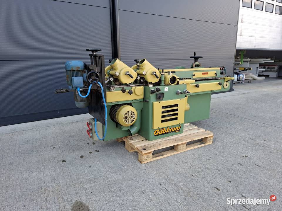 Listwiarka strugarka czterostronna Gabbiani GS Naprawa