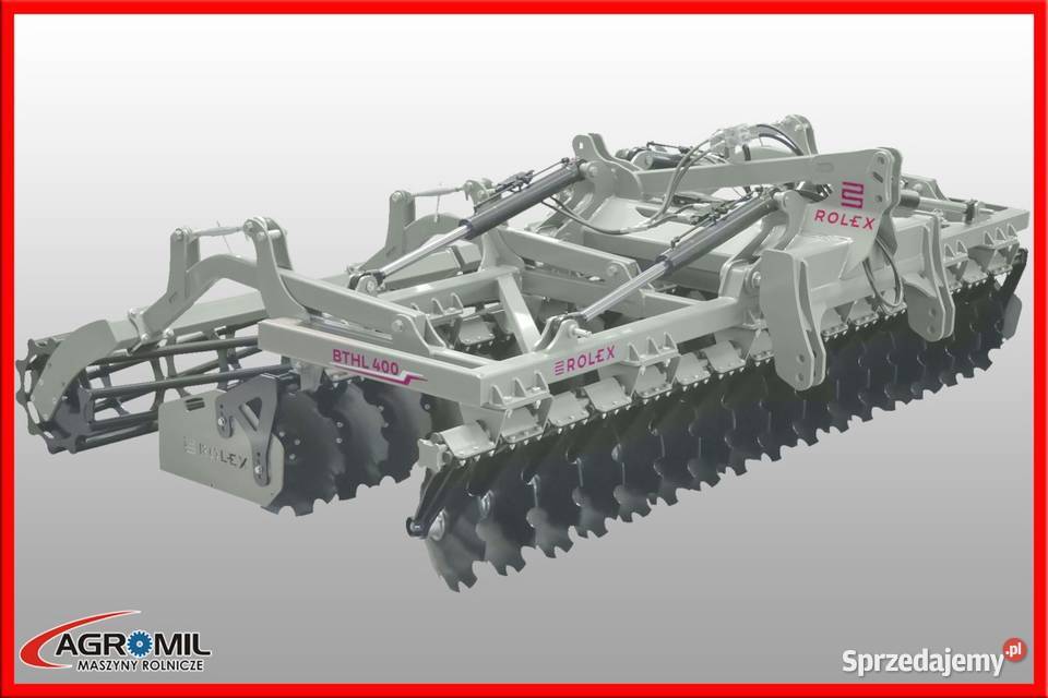 Brona talerzowa hydrauliczna ciężka BTHC RolEx Rogóźno