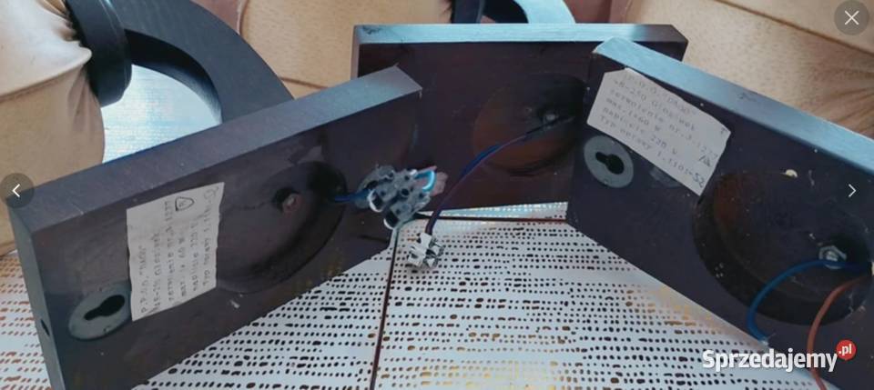 3 Kinkiety DAGO PRL Komplet 3 kujawsko-pomorskie