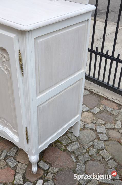 Komoda kredens pomocnik biała stylowa klasyczna 51.5cm Kalisz